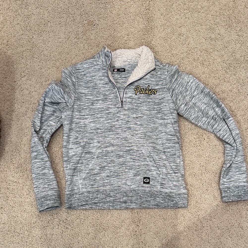 Gray Packers Women's Long Sleeve Top